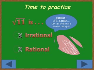 Time to practice




                   12
 