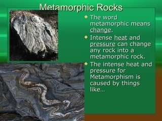 Chapter 4 Rocks | PPT