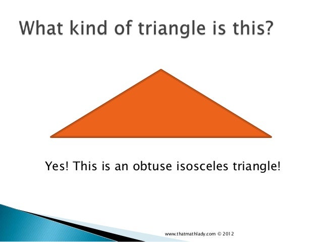 obtuse isosceles triangle