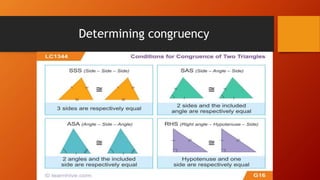 Determining congruency
 
