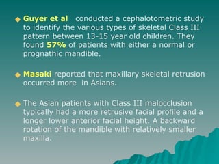 CLASS III MALOCCLUSION diagnosis and treatment.pptx