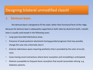 Class iii rpd | PPTX