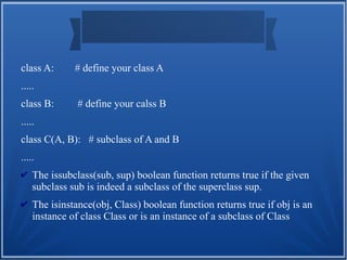 Class inheritance | PPT