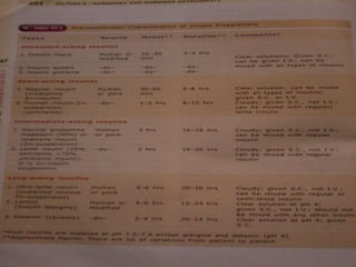 Proinsulin and insulin
High molecular weight polypeptide
Metabolism
„Degraded within the liver and kidneys
„80% metabolized in the liver-H.insulinase
„Half-life of about 5 minutes
„Degraded by hepatic glutathione insulin dehydrogenase
„Enzyme disrupts S-S bonds
 