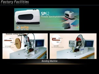 Portable Spectrophotometer
Bonding Machine
 