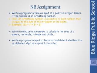 Class IX Input in Java using Scanner Class (1).pptx | Programming ...
