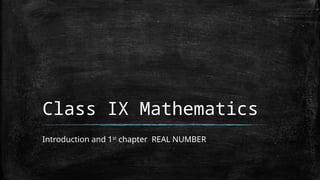 Number System of Class IX Mathematics.pptx