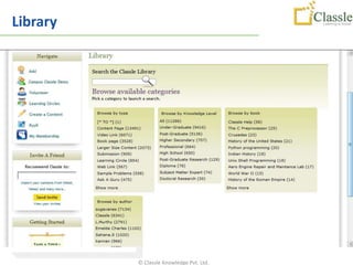 Library




          © Classle Knowledge Pvt. Ltd.
 