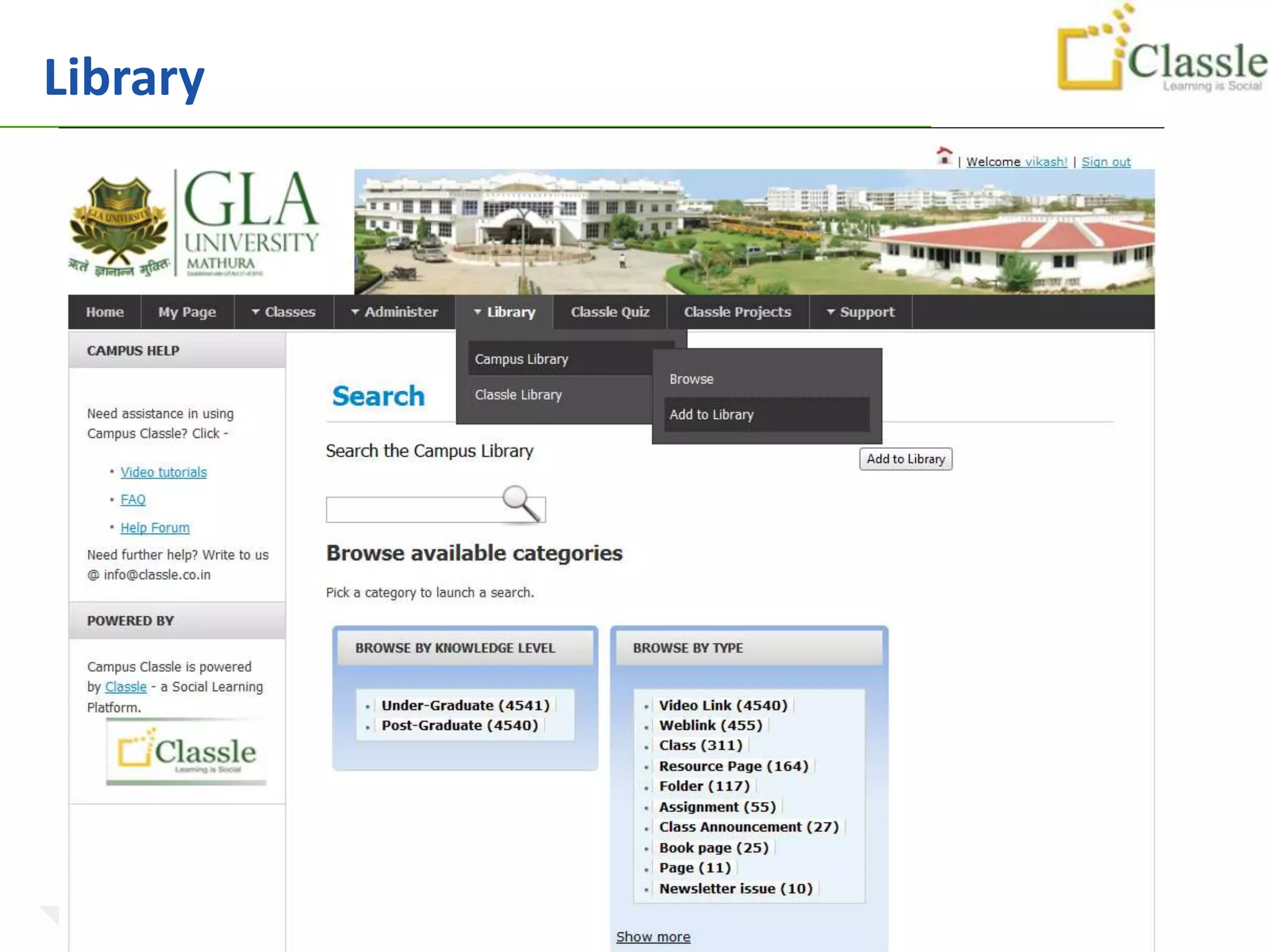 Library




          © Classle Knowledge Pvt. Ltd.
 