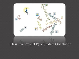 ClassLive Pro (CLP)   ●   Student Orientation
 