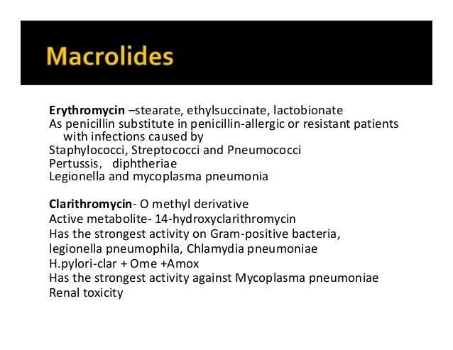Azithromycin for mycoplasma pneumoniae