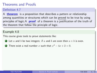 Proof methods- teachers | PDF