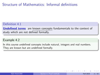 Proof methods- teachers | PDF