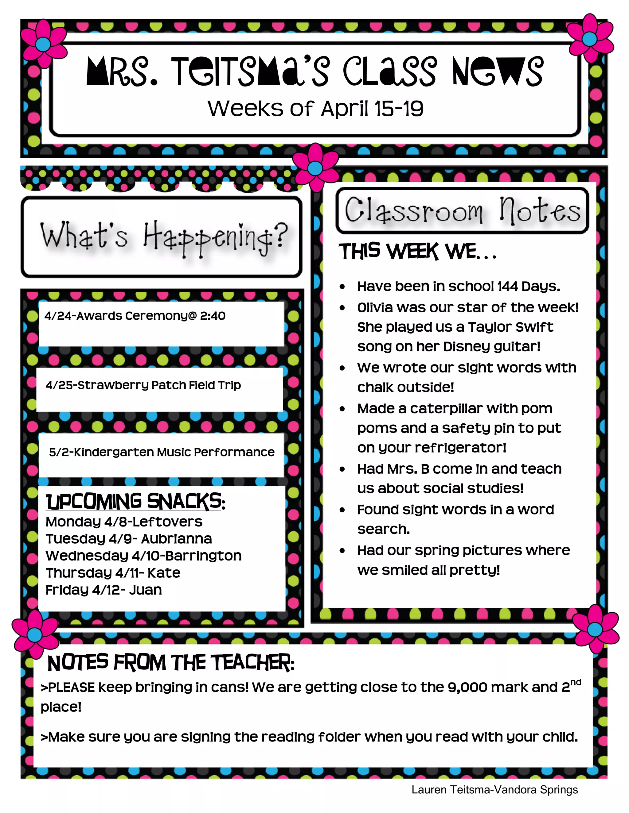 class-newsletter-pdf-free-download
