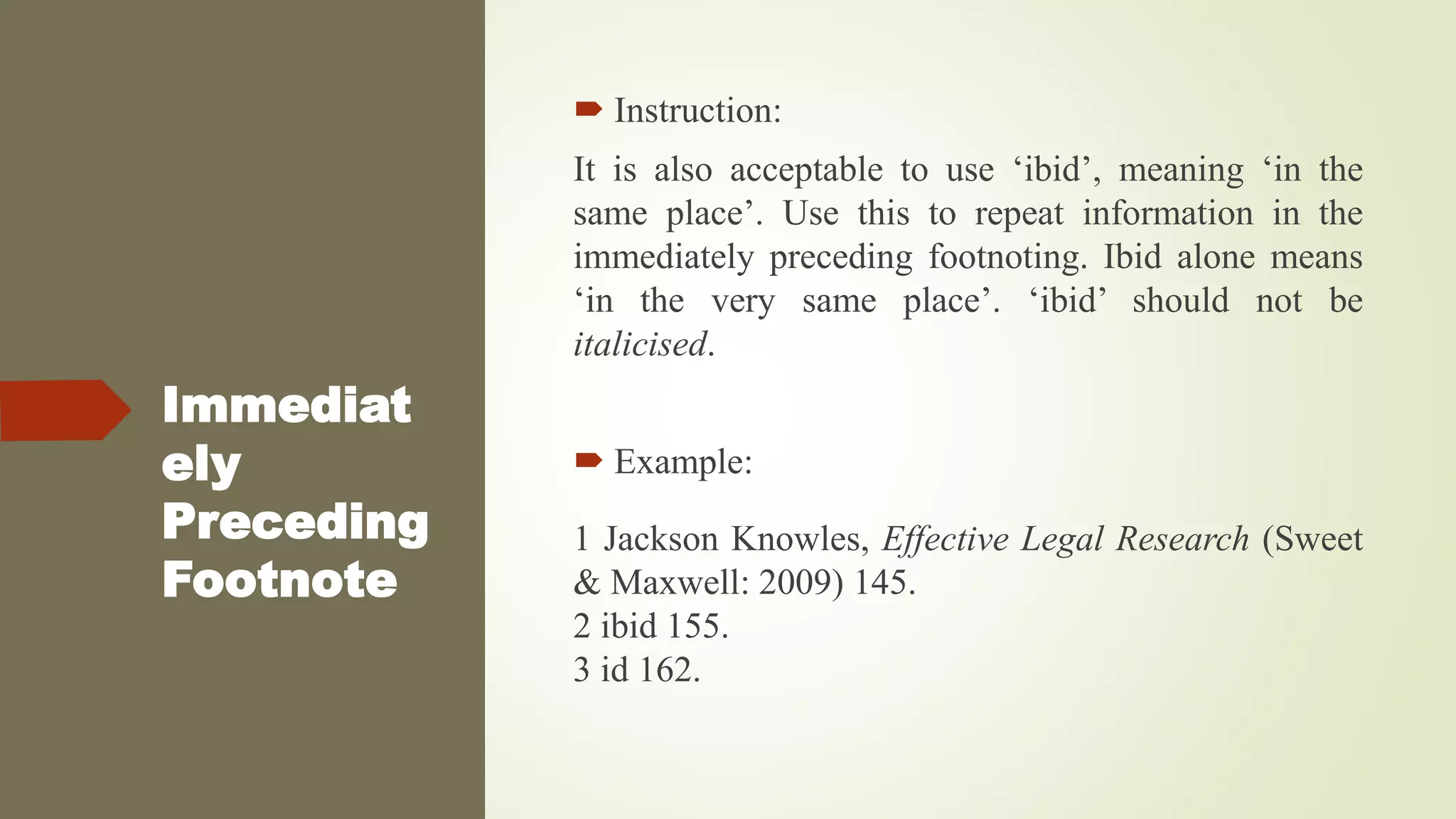 OSCOLA Reference guideline for conducting legal research | PPTX