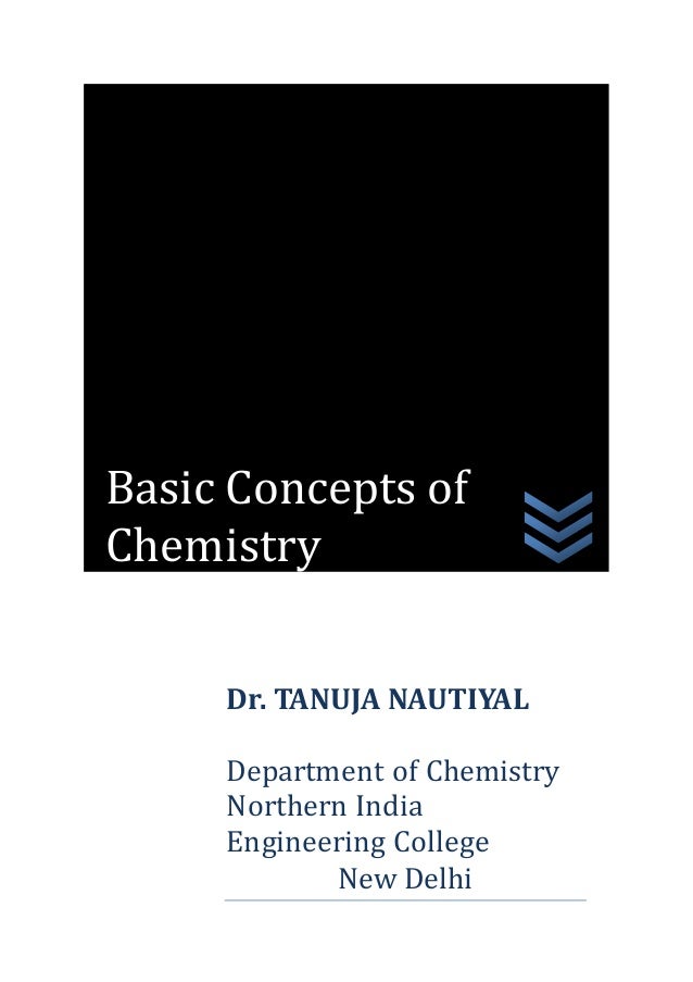 College chemistry basics