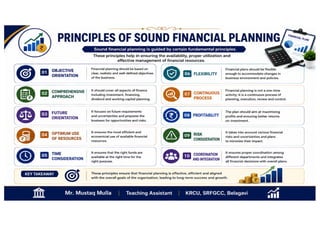 Class notes Unit - II Financial Planning and capitalization.pdf