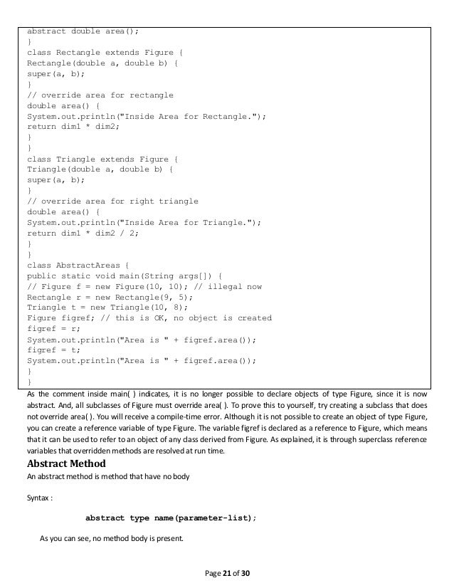Class notes(week 6) on inheritance and multiple inheritance