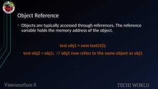 Class & Object in JAVA OOPS Concept easy | PPTX