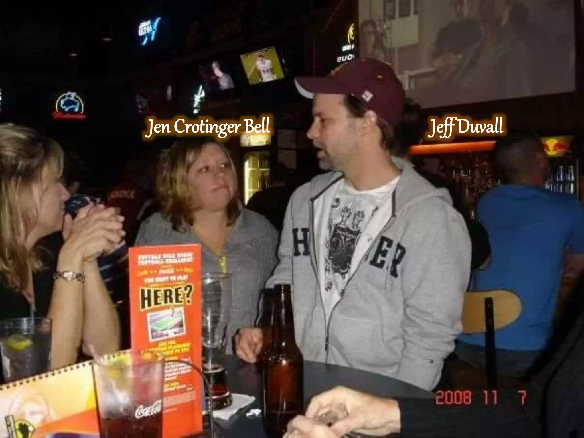 Jen Crotinger Bell Jeff Duvall
 