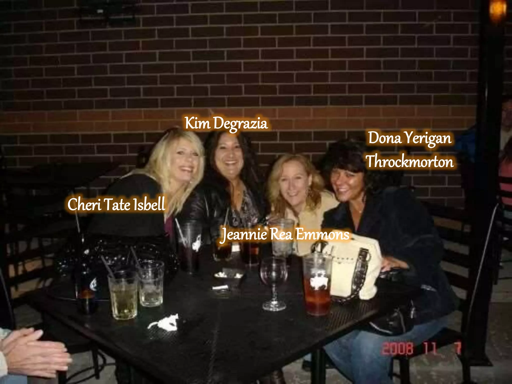 Dona Yerigan
Throckmorton
Jeannie Rea Emmons
KimDegrazia
Cheri Tate Isbell
 