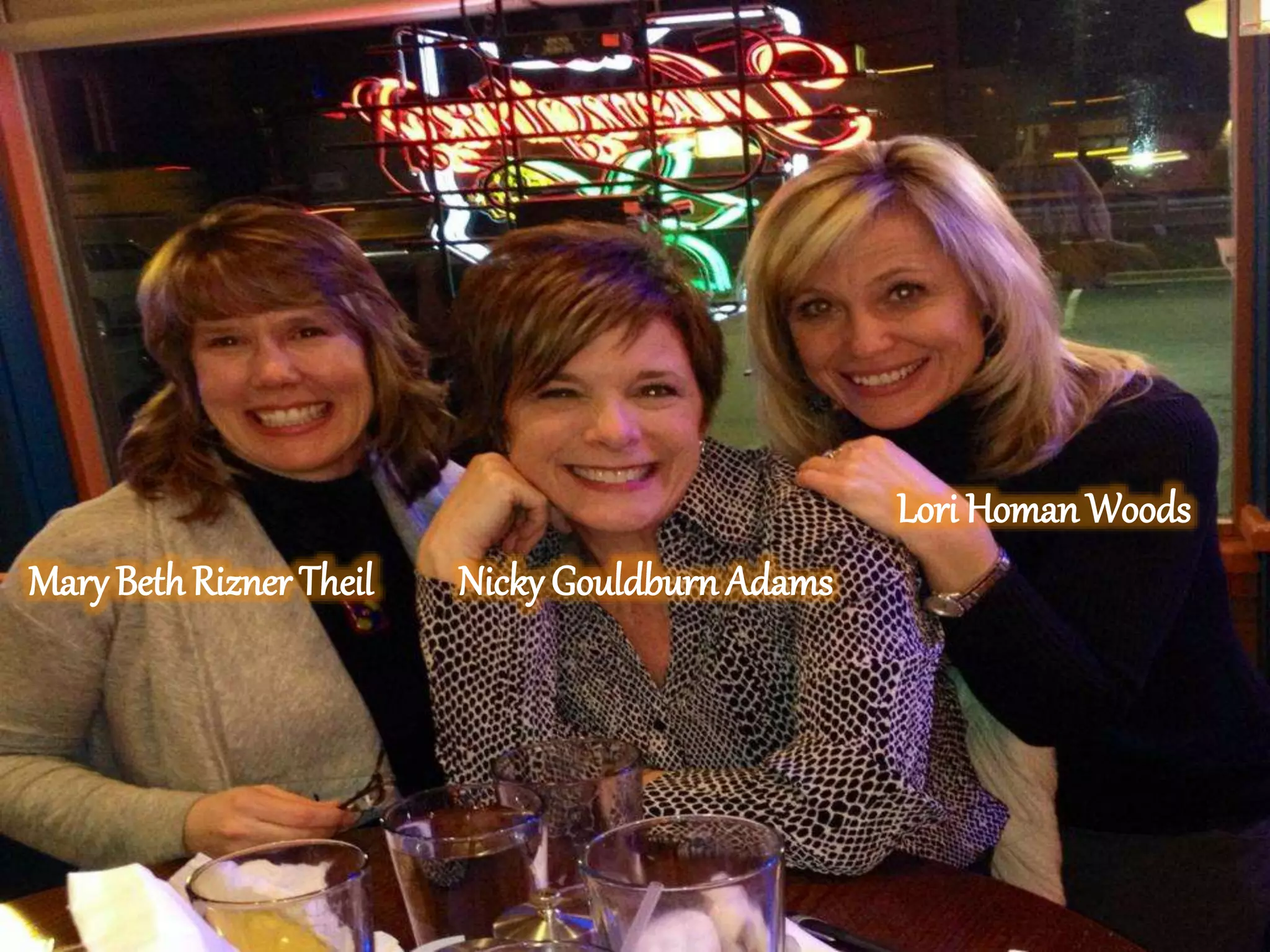 Nicky Gouldburn Adams
Lori Homan Woods
MaryBethRizner Theil
 
