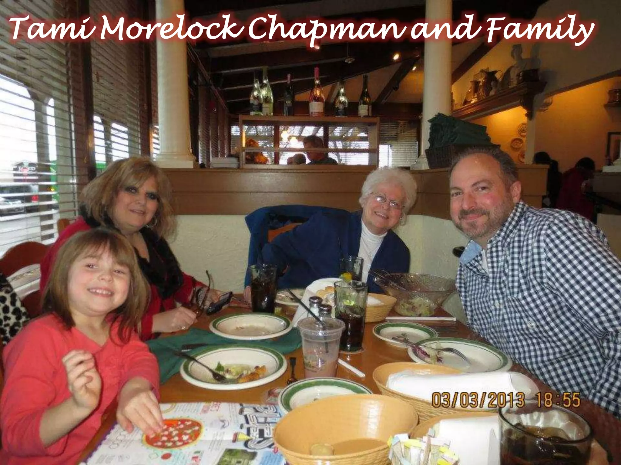 Tami Morelock Chapman and Family
 