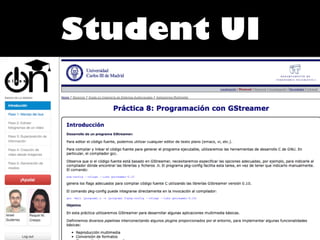 Student UI
 
