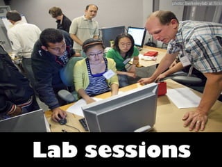 Lab sessions
photo: berkeleylab at flickr
 