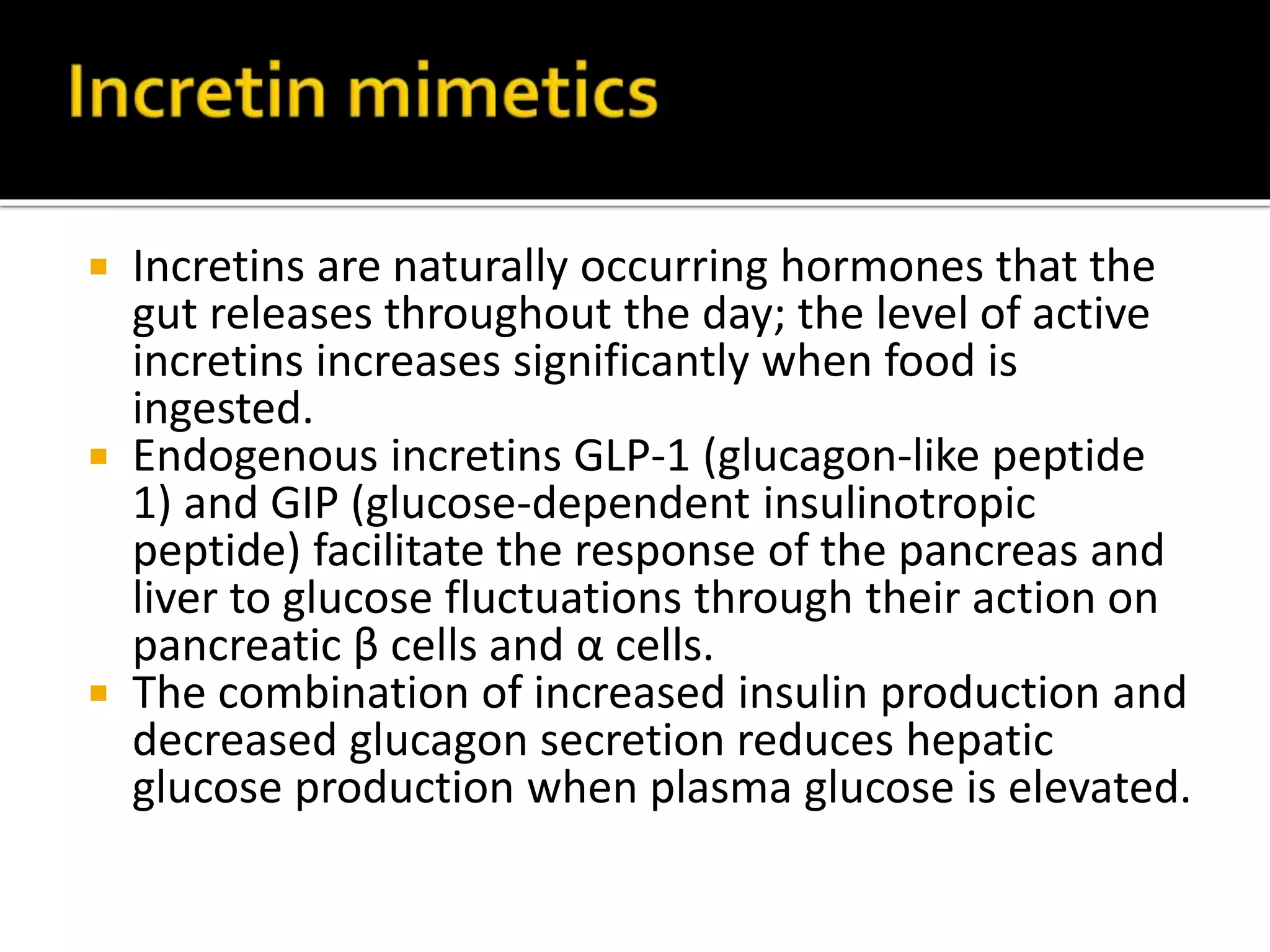 Class oral hypoglycemics