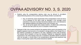 Class Orientation (FLEXTEL)