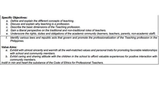 Class Orientation (FLEXTEL)