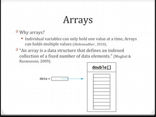 Arrays Class presentation