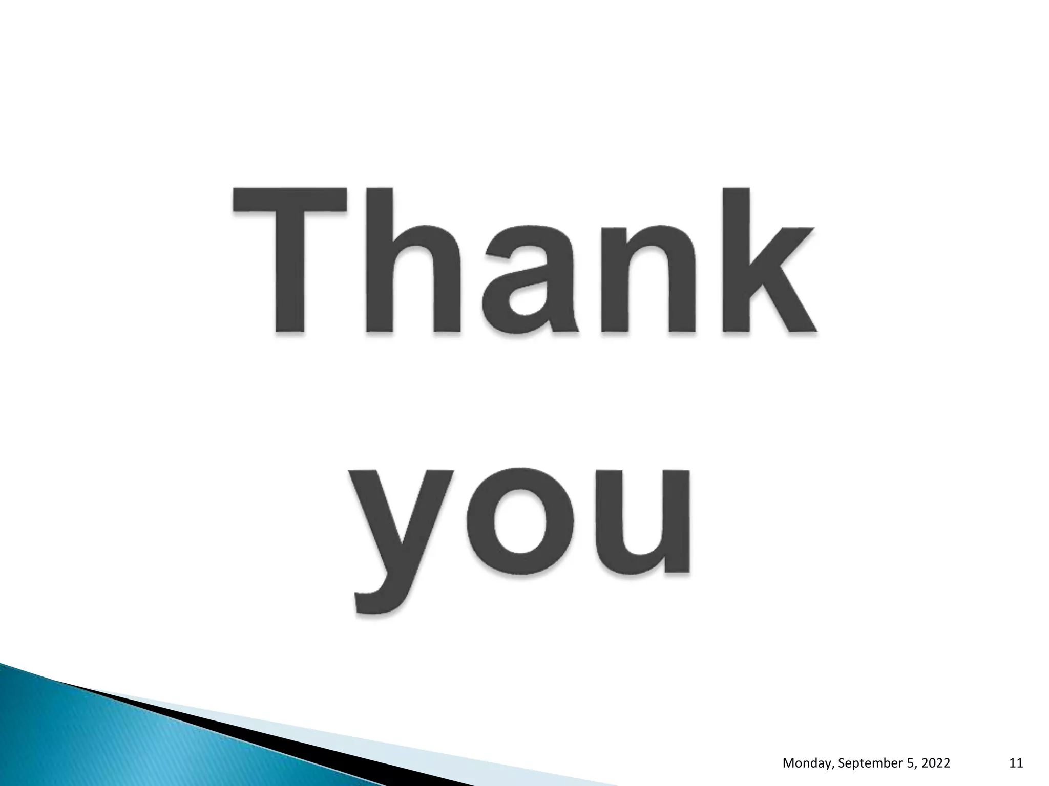 Monday, September 5, 2022 11