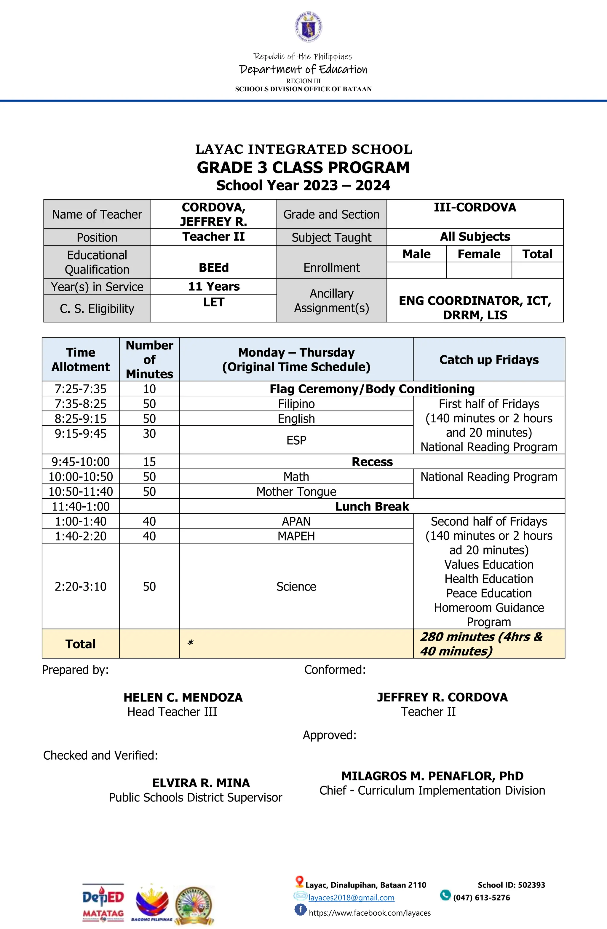 class program catch up friday.docx