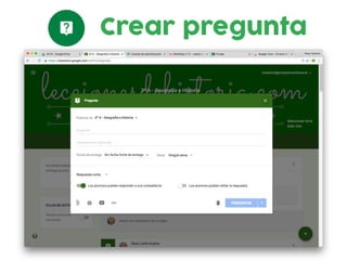 Crear pregunta
 
