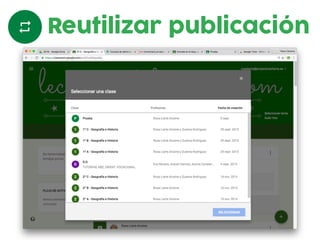 Reutilizar publicación
 