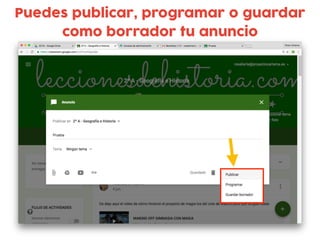 Tutorial de Google Classroom