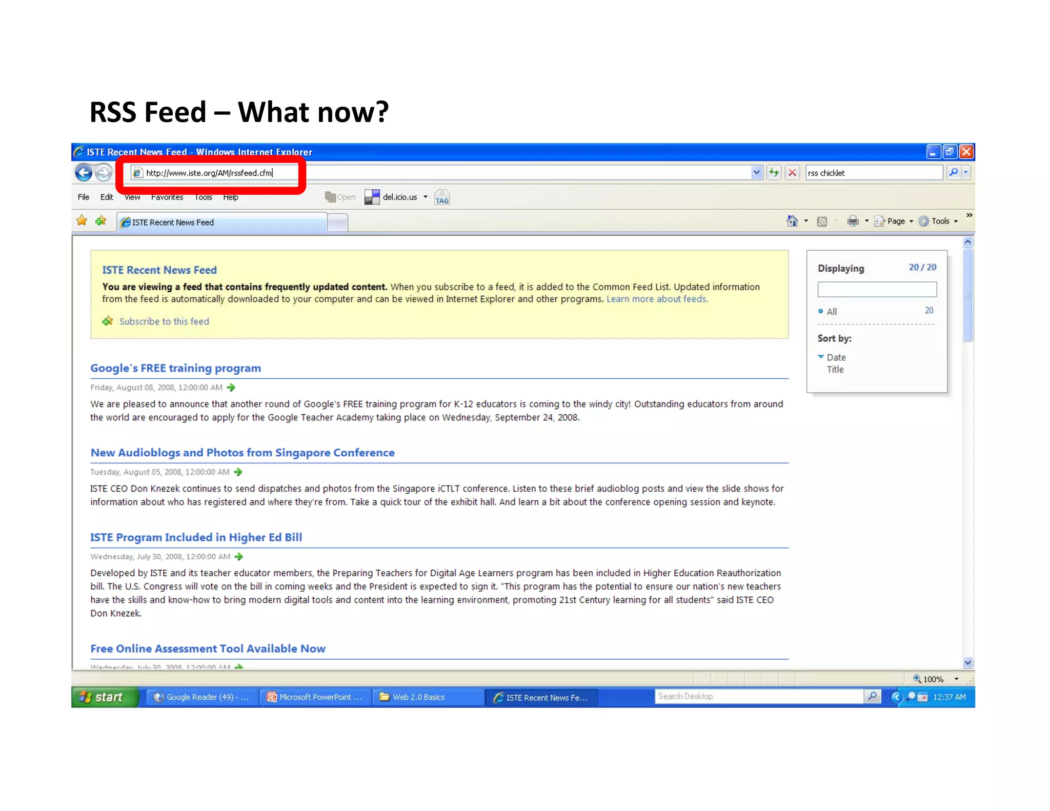 Classroom 2.0 - Putting Web 2.0 to work for you!