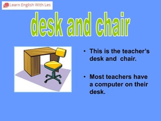 Classroom items | PPT