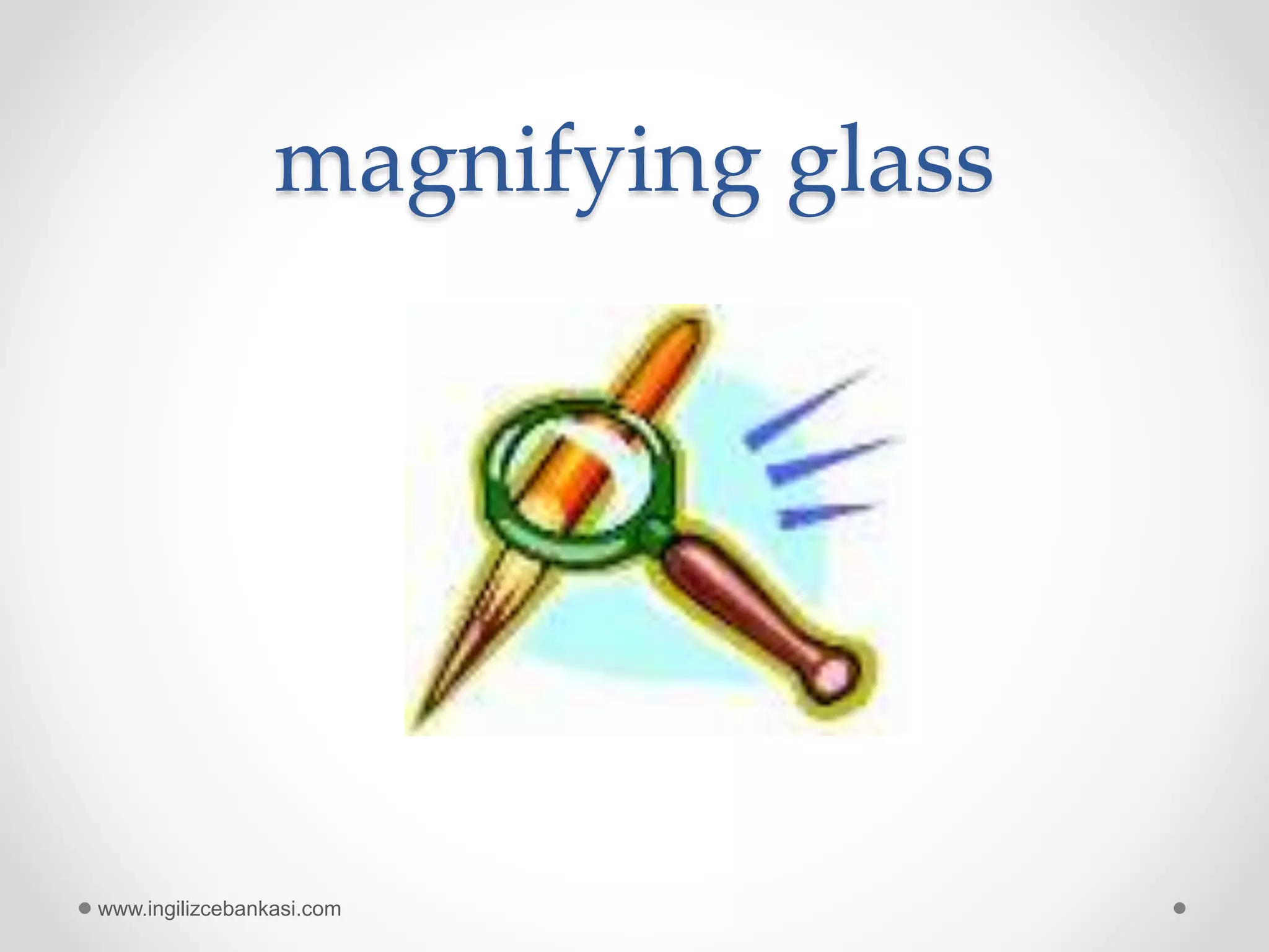 Classroom objects | PPTX