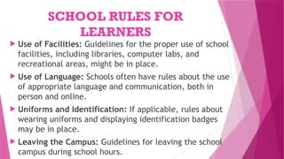 CLASSROOM-RULES. during school orientation pptx | PPTX
