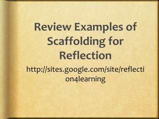 Portfolio tells a Story	"A portfolio tells a story. It is the story of knowing. Knowing about things... Knowing oneself... Knowing an audience... Portfolios are students' own stories of what they know, why they believe they know it, and why others should be of the same opinion.” (Paulson & Paulson,  1991, p.2)