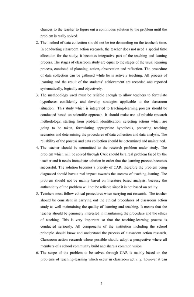 Classroom Action Research Added