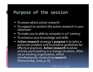Classroom Action Research | PDF | Professional School | Postgraduate ... image.