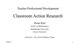 Classroom action research | PPTX