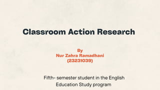 Classroom action research, RESEARCH ON ELT.pdf