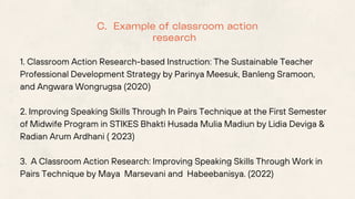 Classroom action research, RESEARCH ON ELT.pdf