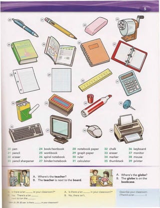 Classroom and subjects