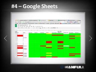 @ 
#4 – Google Sheets 
 